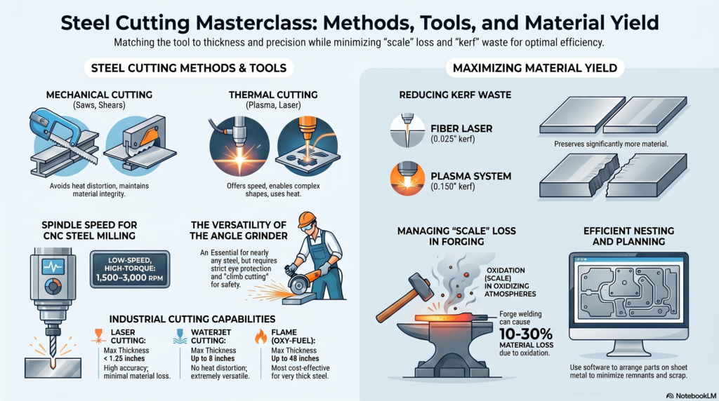 How Much Material Do I Lose When Cutting Steel?
