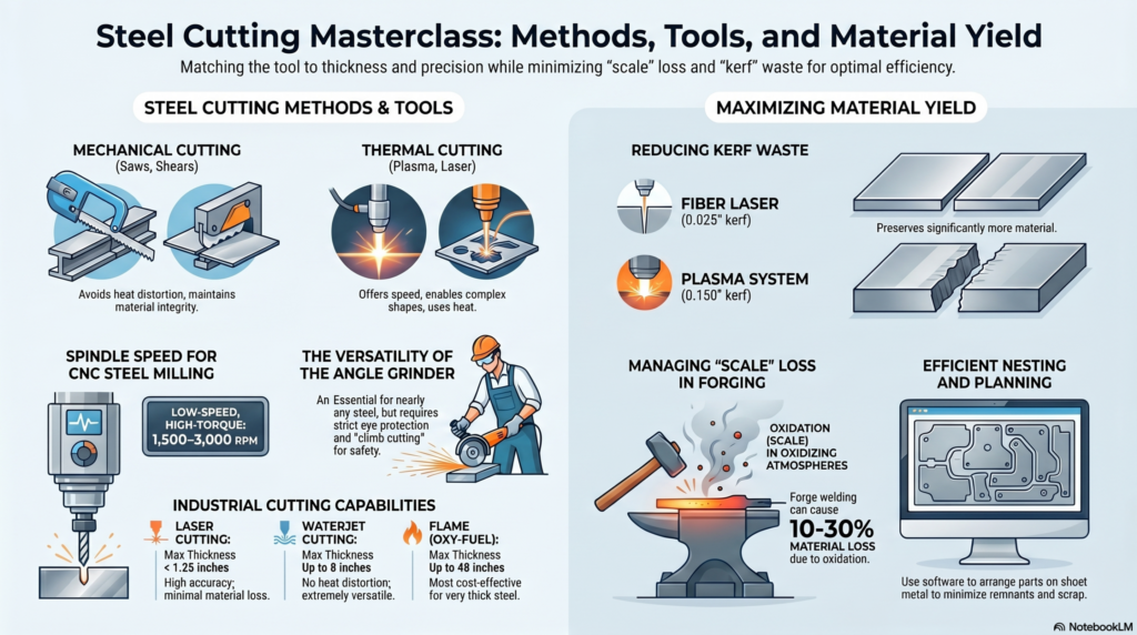 How Much Material Do I Lose When Cutting Steel?